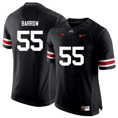 Men's Ohio State Buckeyes #55 Malik Barrow Black Nike NCAA College Football Jersey Super Deals IQX5744PO